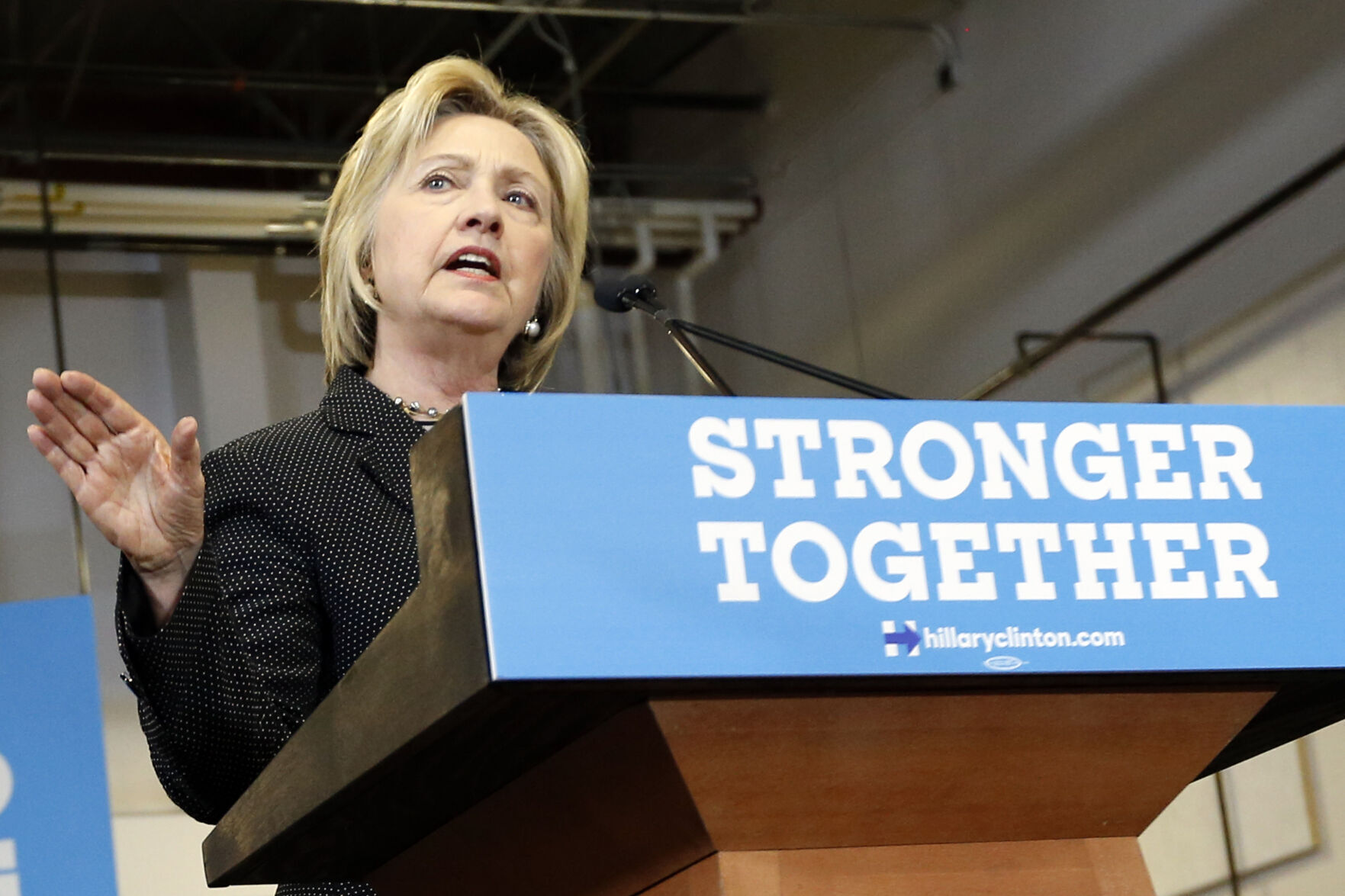 2016: Hillary Clinton